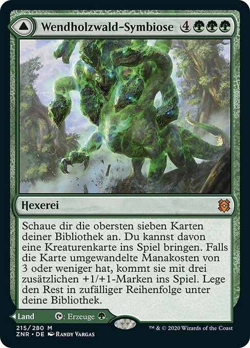 Wendholzwald-Symbiose // Wendholz, der Verschlungene Wald ZNR-215 Mythic Near Mint Deutsch