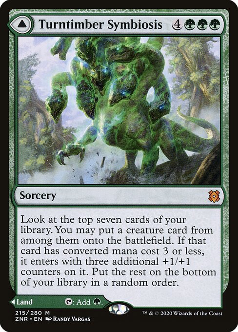 Turntimber Symbiosis // Turntimber, Serpentine Wood ZNR-215 Mythic Excellent Englisch