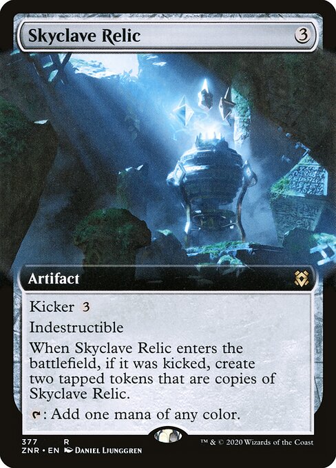 Himmelsfestung-Relikt XZNR-377 Rare Excellent Englisch Foil