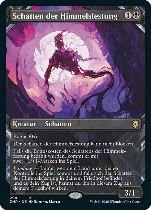 Schatten der Himmelsfestung XZNR-298 Rare Excellent Deutsch