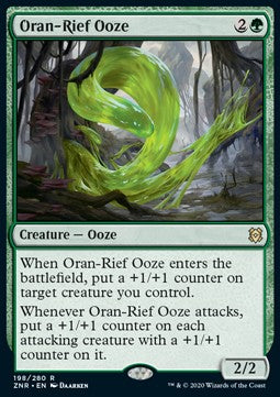 Oran-Rief Ooze ZNR-198 Rare Near Mint Englisch Foil