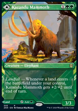 Kazandu-Mammut // Kazandu-Tal XZNR-305 Rare Near Mint Englisch