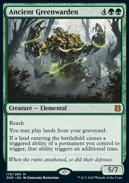 Ancient Greenwarden ZNR-178 Mythic Englisch
