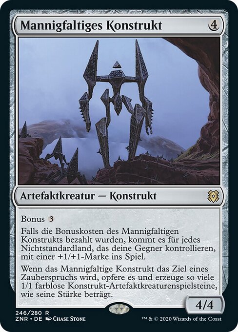 Mannigfaltiges Konstrukt ZNR-246 Rare Good Deutsch