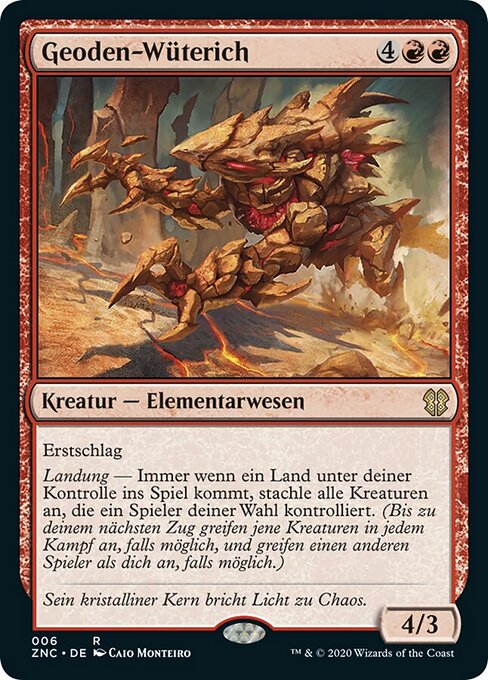 Geoden-Wüterich ZNC-6 Rare Excellent Deutsch