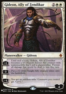 Gideon, Verbündeter von Zendikar ZNL-29 Mythic Near Mint Englisch