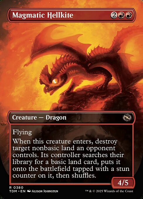 Magmatic Hellkite // Magmatic Hellkite - Back Face