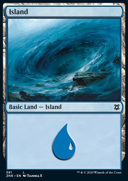Insel XZNR-381 Land Good Englisch Foil