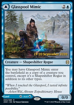 Glasspool Mimic // Glasspool Shore (V.2) PZNR-60 Rare Good Englisch Foil