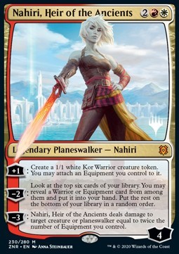 Nahiri, Erbin der Alten (V.1) PZNR-230 Mythic Excellent Englisch Foil