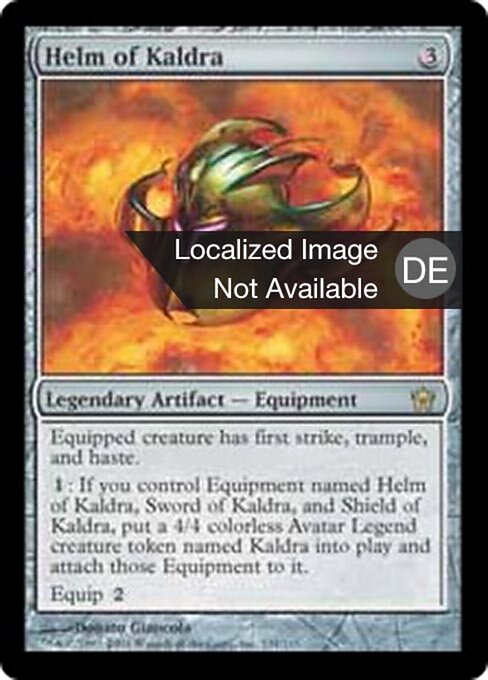Kaldras Helm 5DN-131 Rare Good Deutsch