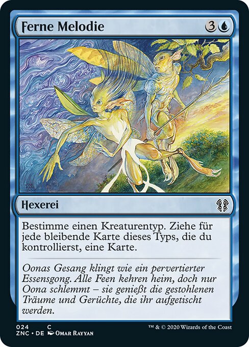 Ferne Melodie ZNC-24 Common Near Mint Deutsch