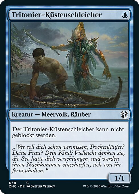 Tritonier-Küstenschleicher ZNC-38 Common Near Mint Deutsch