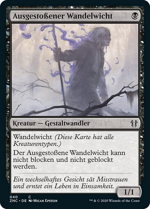 Ausgestoßener Wandelwicht ZNC-40 Common Near Mint Deutsch