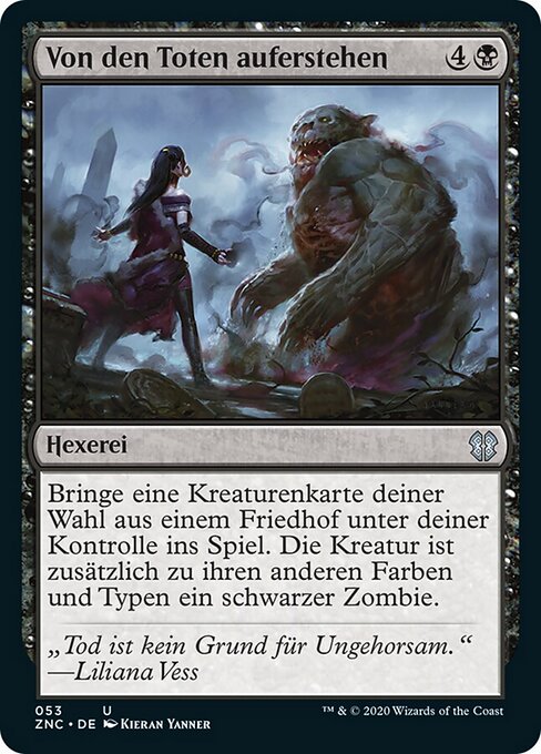 Von den Toten auferstehen ZNC-53 Uncommon Near Mint Deutsch