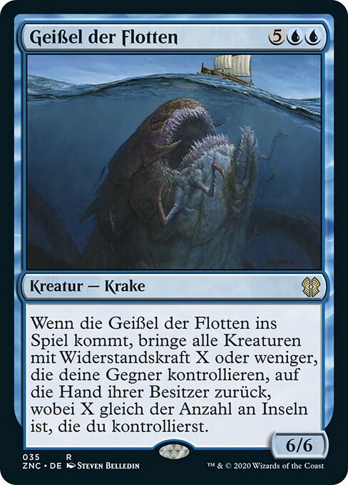 Geißel der Flotten ZNC-35 Rare Near Mint Deutsch