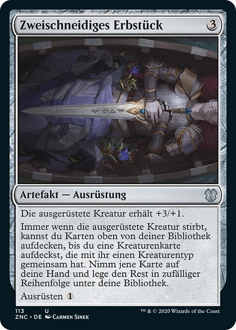 Zweischneidiges Erbstück ZNC-113 Uncommon Near Mint Deutsch