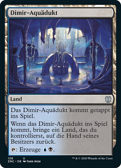 Dimir-Aquädukt ZNC-126 Uncommon Near Mint Deutsch