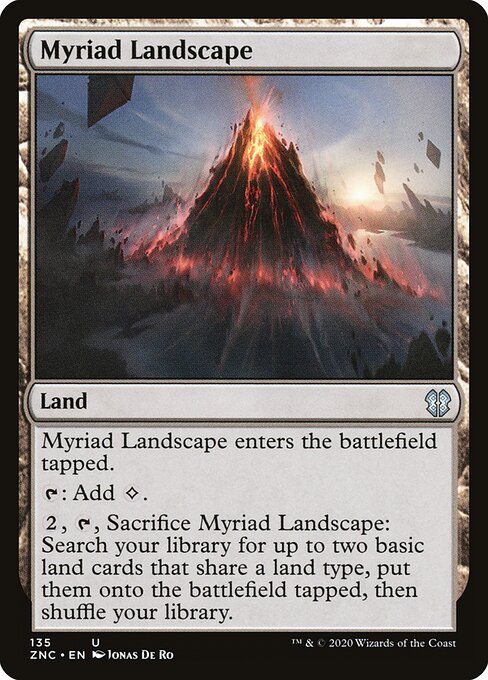 Myriad Landscape ZNC-135 Uncommon Near Mint Englisch
