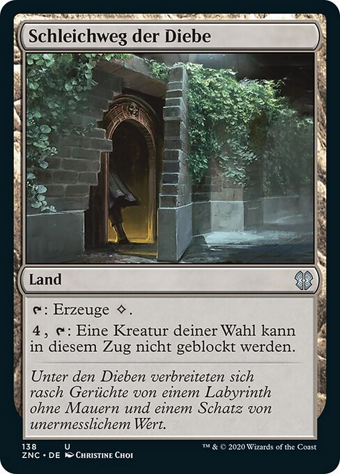 Schleichweg der Diebe ZNC-138 Uncommon Near Mint Deutsch