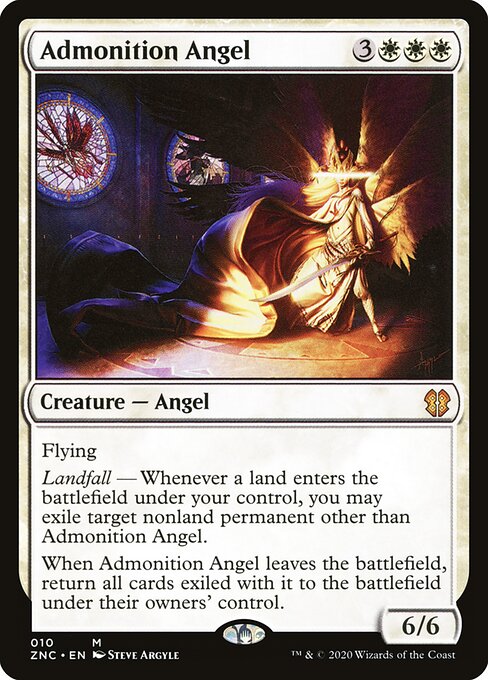 Admonition Angel ZNC-10 Mythic Near Mint Englisch