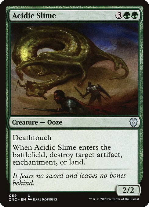 Acidic Slime ZNC-59 Uncommon Near Mint Englisch