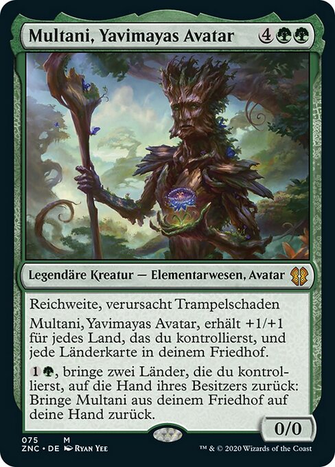 Multani, Yavimayas Avatar ZNC-75 Mythic Excellent Deutsch