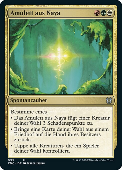 Amulett aus Naya ZNC-95 Uncommon Excellent Deutsch