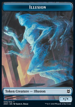Illusion Token (U */*) // Copy Token XZNR-T 6/12 Token Excellent Englisch Foil