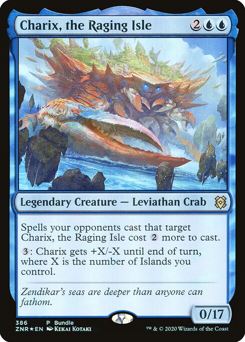Charix, the Raging Isle PZNR-386 Rare Excellent Englisch Foil