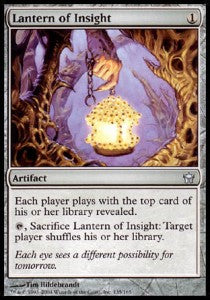 Lantern of Insight 5DN-135 Uncommon Light Played Englisch