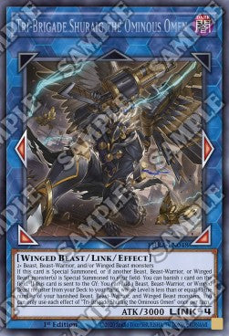 Sta-Brigade Shuraig das unheilvolle Omen PHRA-DE048 Secret Rare Excellent Deutsch 1. Auflage