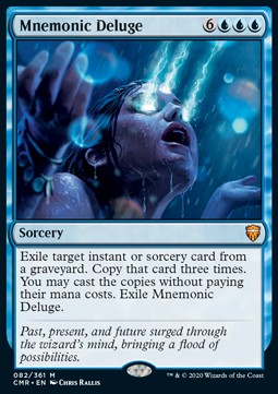 Mnemonic Deluge CMR-82 Mythic Excellent Englisch Foil