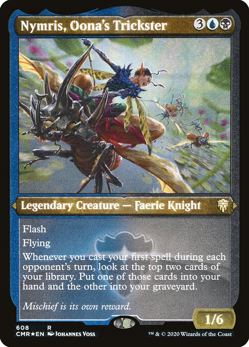 Nymris, Oona's Trickster XCMR-608 Rare Near Mint Englisch Foil