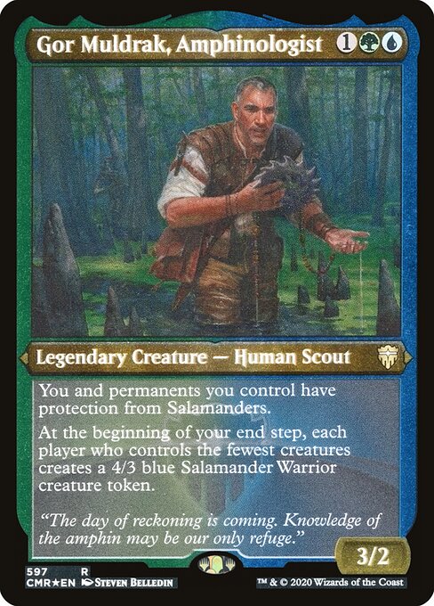 Gor Muldrak, Amphinologist XCMR-597 Rare Near Mint Englisch Foil