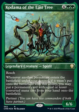 Kodama des Ostbaumes XCMR-582 Rare Excellent Deutsch Foil