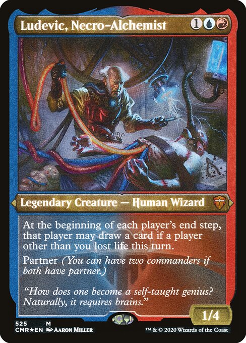 Ludevic, Necro-Alchemist XCMR-525 Mythic Near Mint Englisch Foil