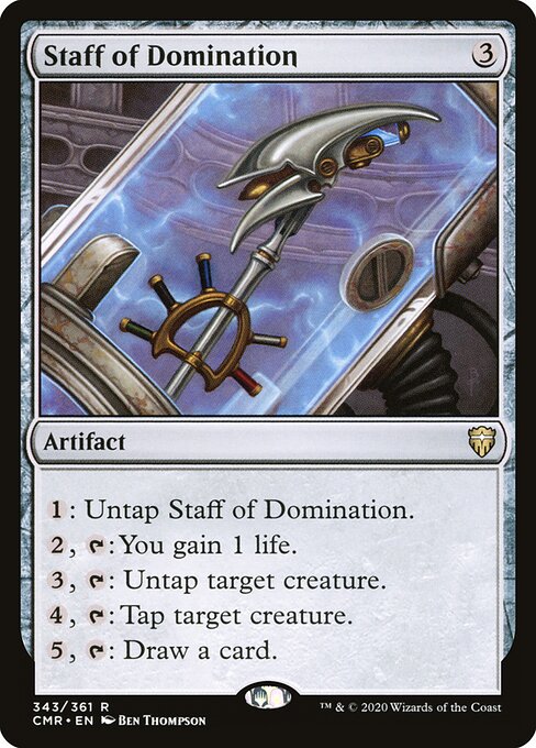 Staff of Domination CMR-343 Rare Played Englisch
