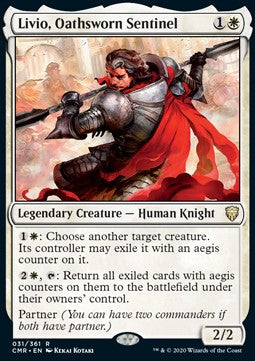Livio, Oathsworn Sentinel CMR-31 Rare Near Mint Englisch