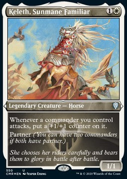 Keleth, Sonnenmähnen-Vertraute XCMR-550 Uncommon Excellent Deutsch Foil