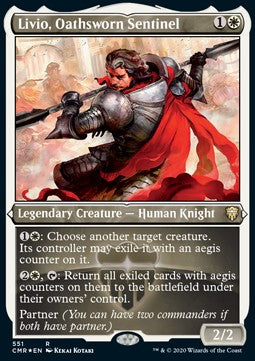 Livio, eidgebundener Wächter XCMR-551 Rare Near Mint Englisch Foil