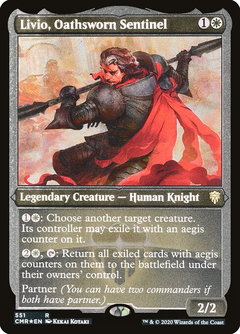 Livio, eidgebundener Wächter XCMR-551 Rare Near Mint Englisch Foil