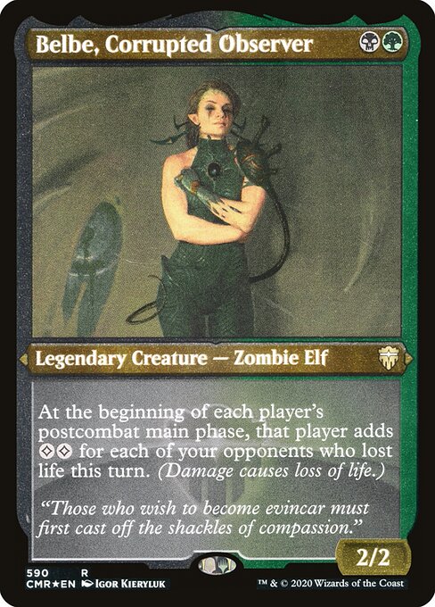 Belbe, Corrupted Observer XCMR-590 Rare Near Mint Englisch Foil