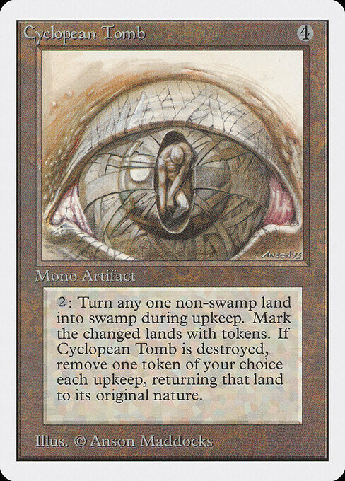 Cyclopean Tomb 2ED- Rare Light Played Englisch