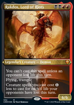 Rakdos, Fürst des Aufruhrs XCMR-532 Mythic Near Mint Deutsch Foil