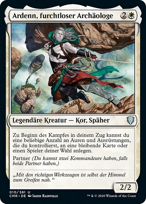 Ardenn, furchtloser Archäologe CMR-10 Uncommon Excellent Deutsch Foil