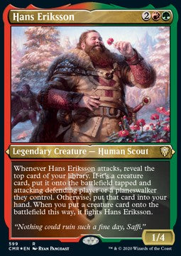 Hans Eriksson XCMR-599 Rare Near Mint Englisch Foil