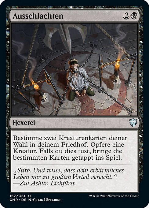 Ausschlachten CMR-157 Uncommon Near Mint Deutsch