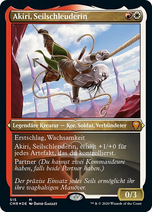 Akiri, Seilschleuderin XCMR-515 Mythic Excellent Deutsch Foil
