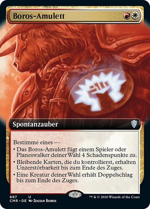 Boros-Amulett (V.2) XCMR-687 Uncommon Excellent Deutsch